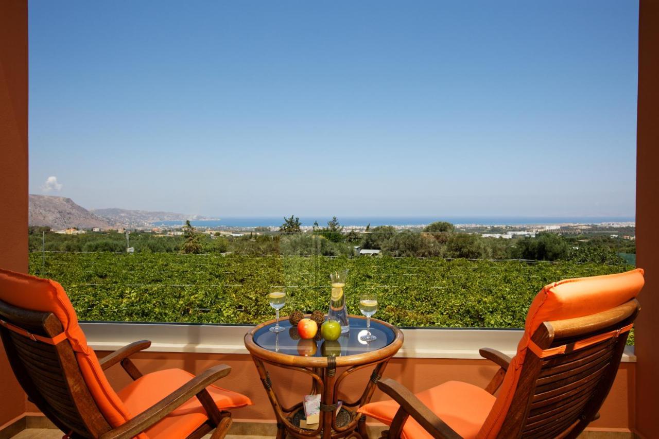 Cretan Vineyard Hill Villa Káto Kalészia Kültér fotó