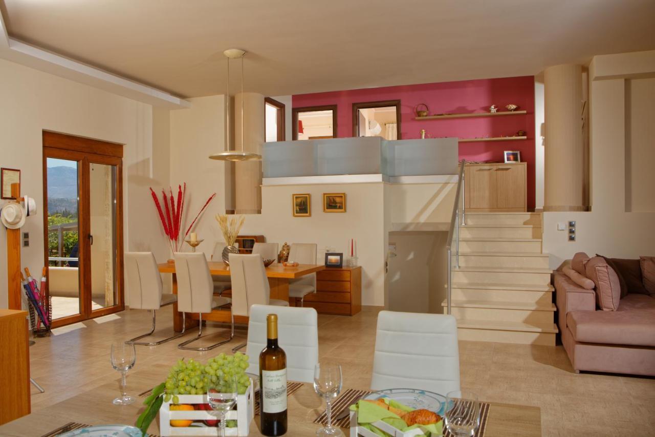 Cretan Vineyard Hill Villa Káto Kalészia Kültér fotó