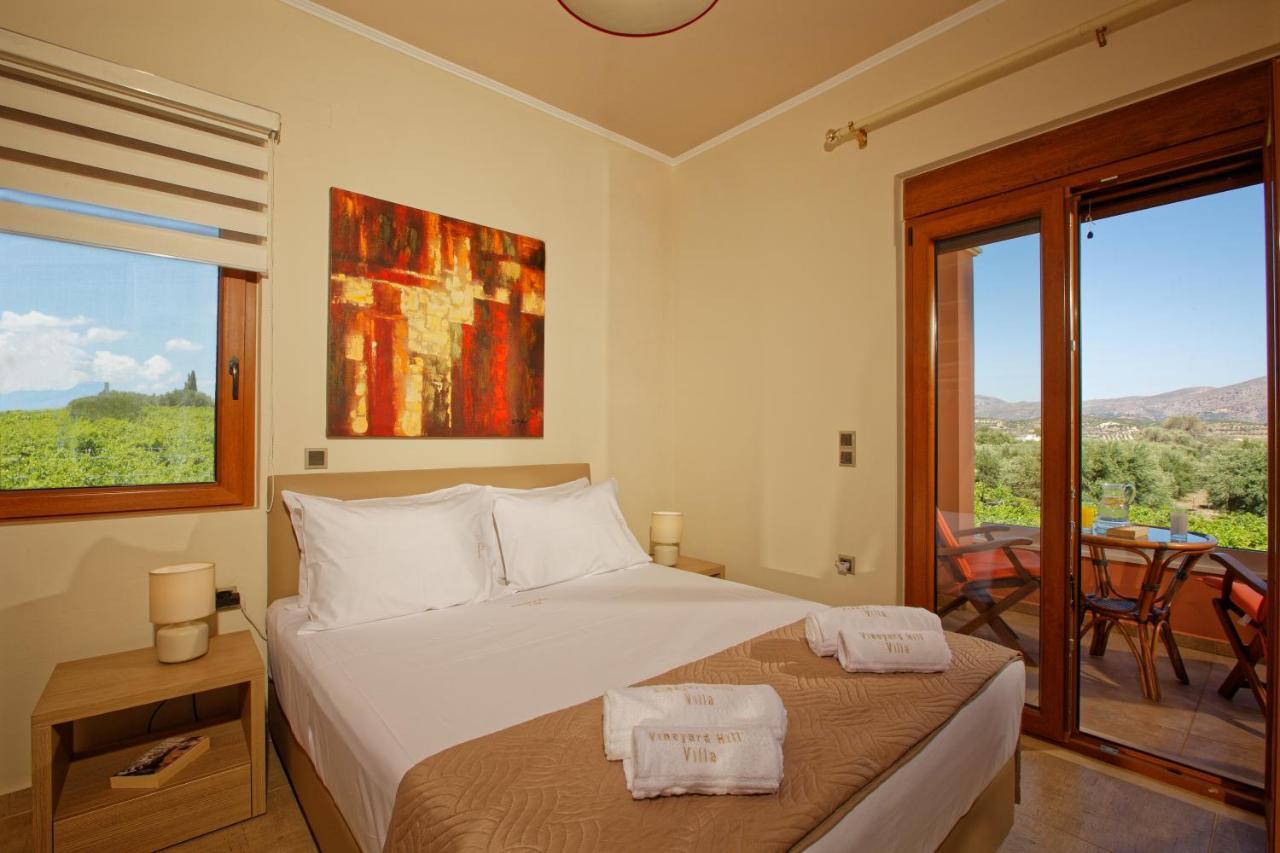 Cretan Vineyard Hill Villa Káto Kalészia Kültér fotó